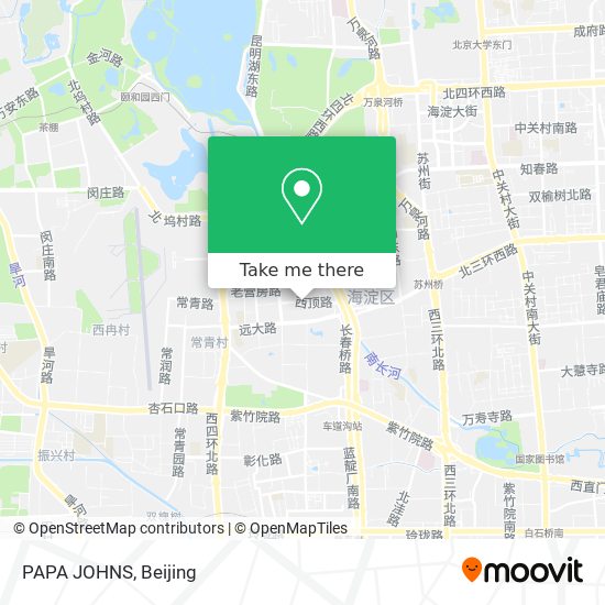 PAPA JOHNS map