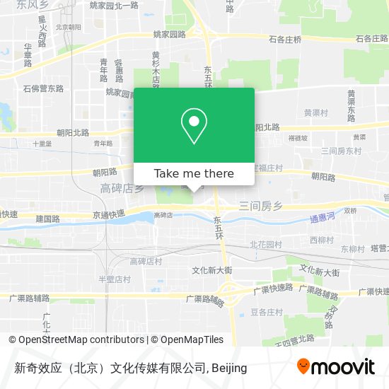 新奇效应（北京）文化传媒有限公司 map
