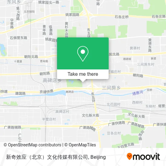 新奇效应（北京）文化传媒有限公司 map