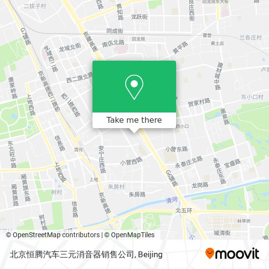 北京恒腾汽车三元消音器销售公司 map