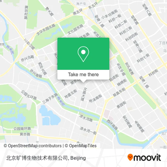 北京旷博生物技术有限公司 map