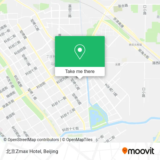 北京Zmax Hotel map