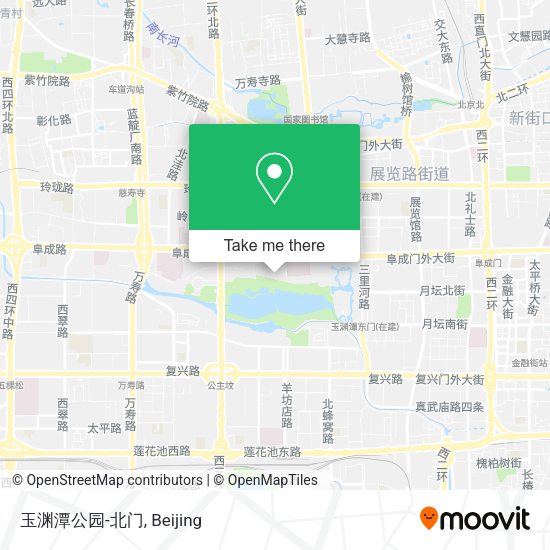 玉渊潭公园-北门 map