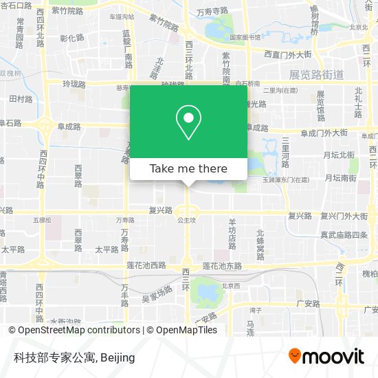 科技部专家公寓 map