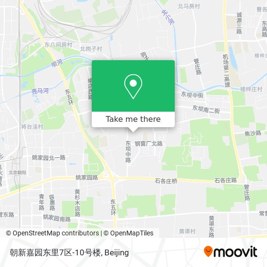 朝新嘉园东里7区-10号楼 map