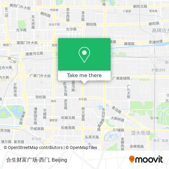 合生财富广场-西门 map
