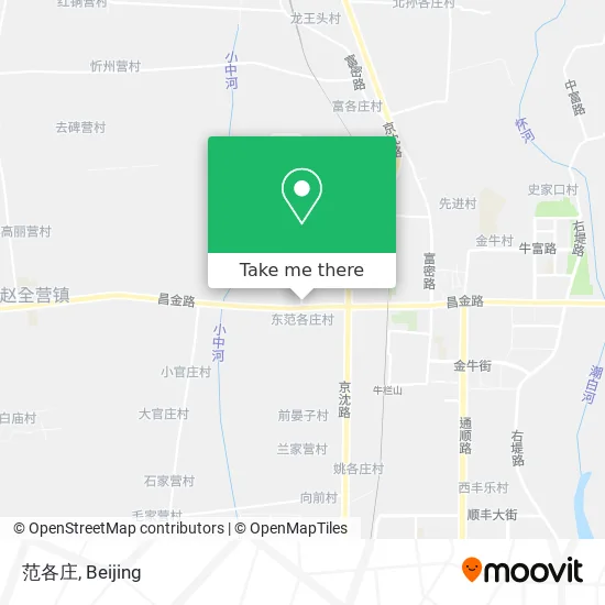范各庄 map