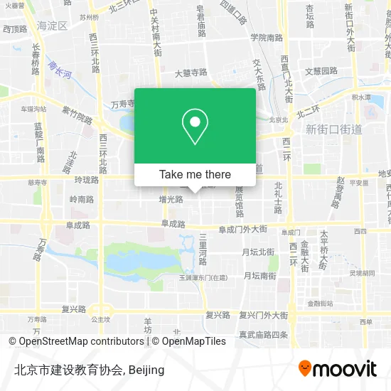 北京市建设教育协会 map