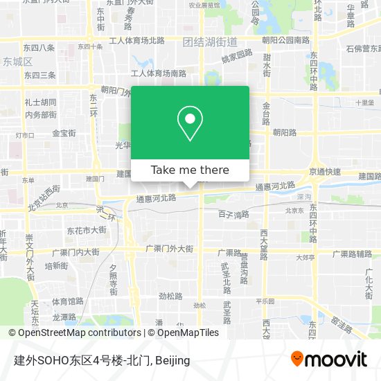 建外SOHO东区4号楼-北门 map
