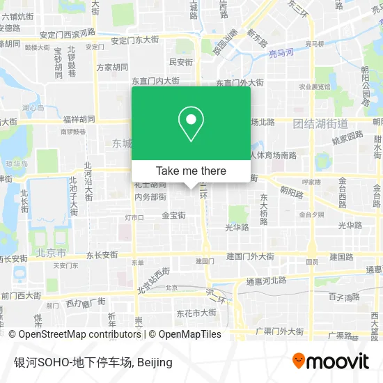 银河SOHO-地下停车场 map