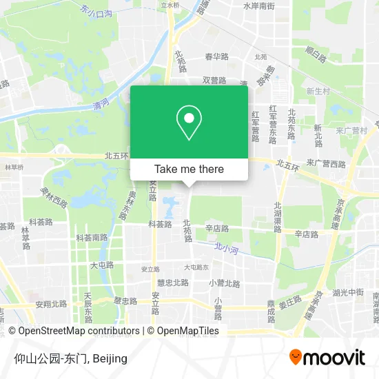 仰山公园-东门 map