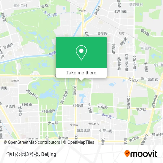 仰山公园3号楼 map