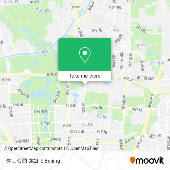 仰山公园-东2门 map