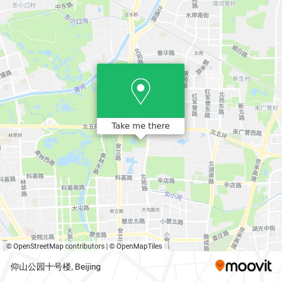 仰山公园十号楼 map