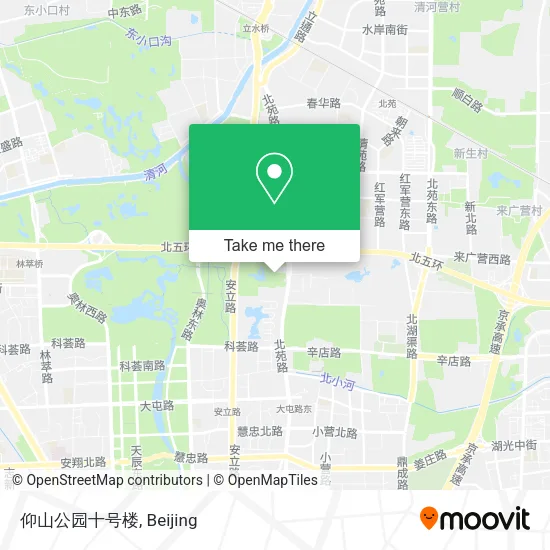 仰山公园十号楼 map