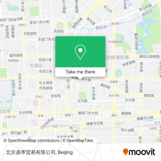 北京鼎率贸易有限公司 map
