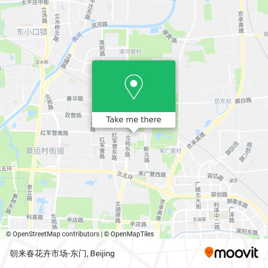 朝来春花卉市场-东门 map