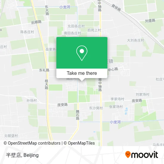 半壁店 map