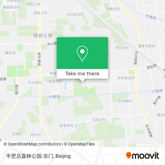 半壁店森林公园-东门 map