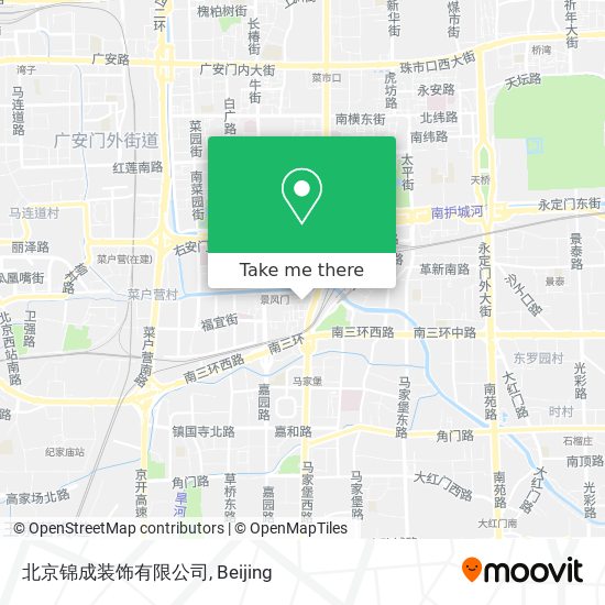 北京锦成装饰有限公司 map