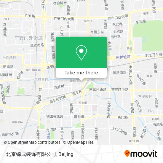 北京锦成装饰有限公司 map