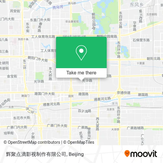 辉聚点滴影视制作有限公司 map