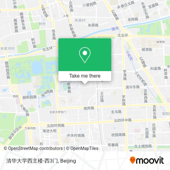 清华大学西主楼-西3门 map