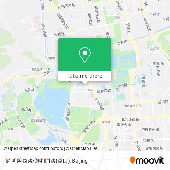 圆明园西路/颐和园路(路口) map