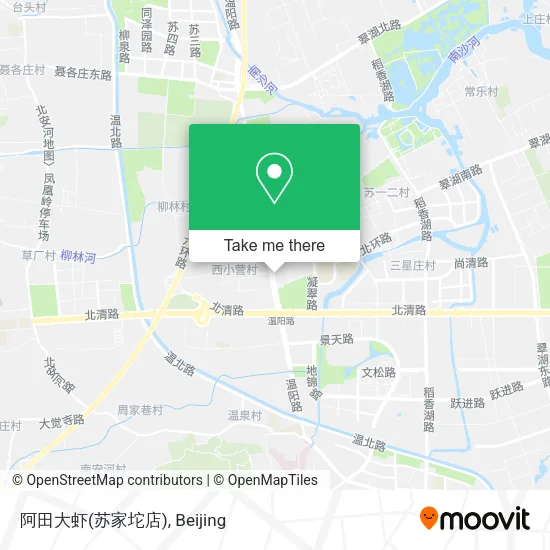 阿田大虾(苏家坨店) map