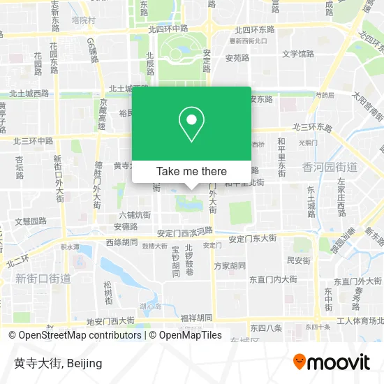 黄寺大街 map