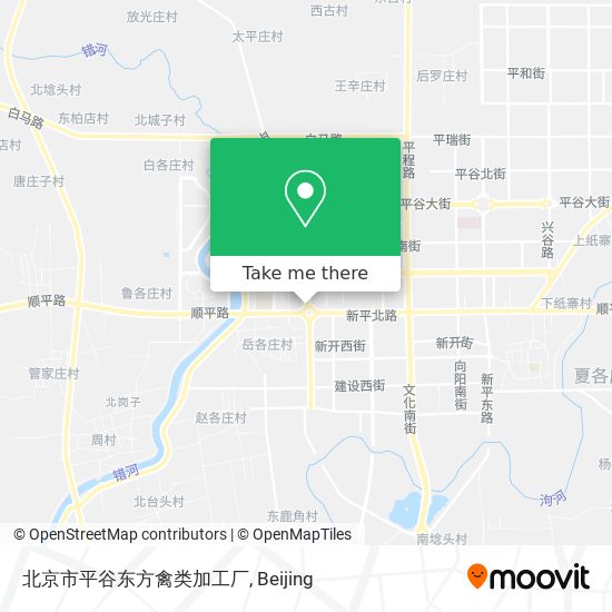 北京市平谷东方禽类加工厂 map