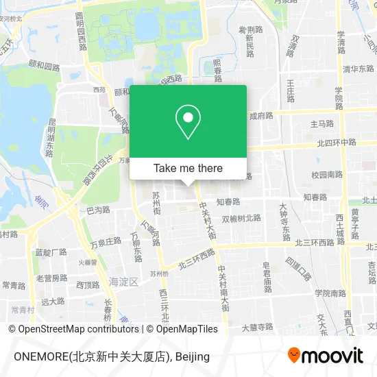 ONEMORE(北京新中关大厦店) map