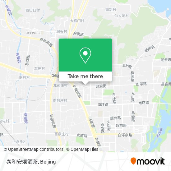 泰和安烟酒茶 map