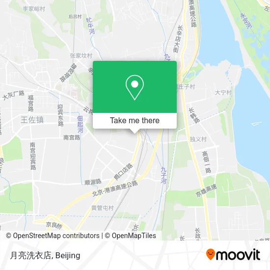 月亮洗衣店 map