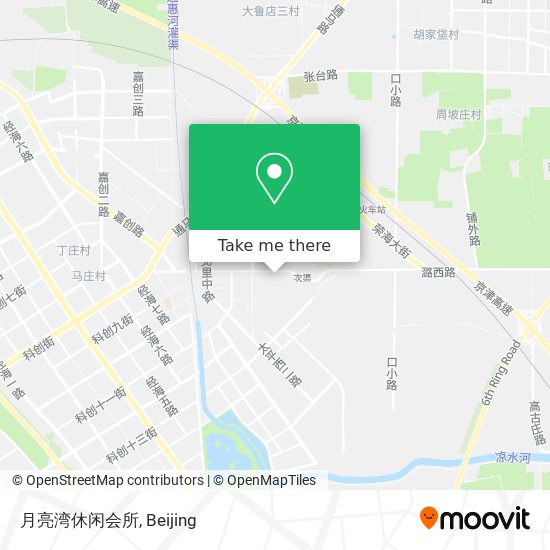 月亮湾休闲会所 map