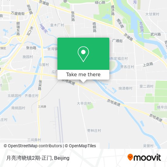 月亮湾晓镇2期-正门 map