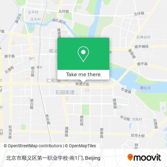 北京市顺义区第一职业学校-南1门 map