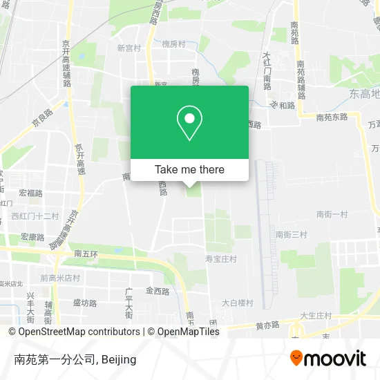 南苑第一分公司 map