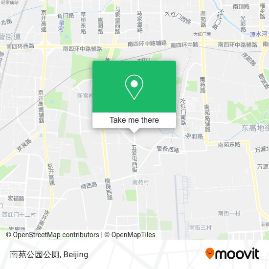 南苑公园公厕 map
