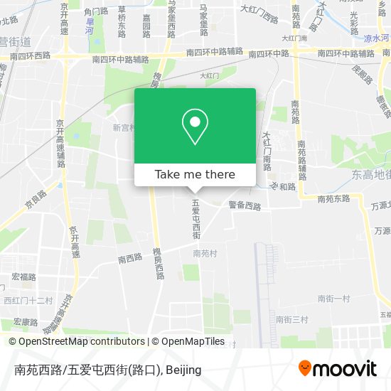 南苑西路/五爱屯西街(路口) map