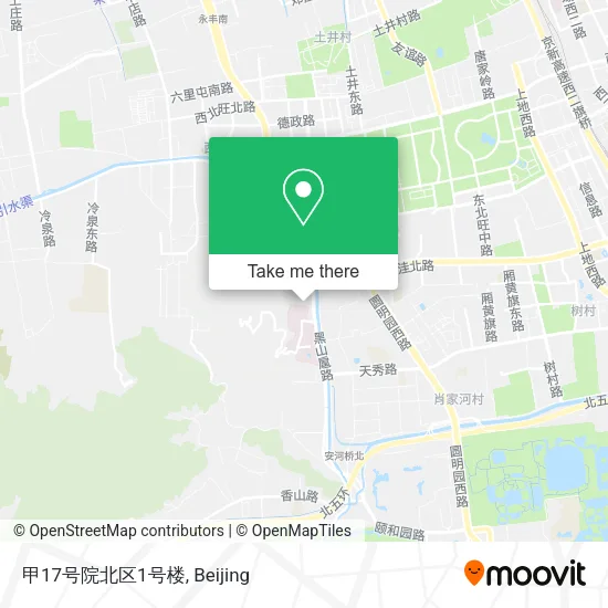 甲17号院北区1号楼 map