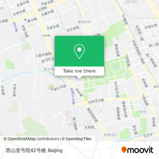 西山壹号院42号楼 map