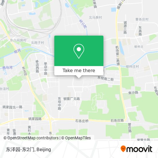 东泽园-东2门 map