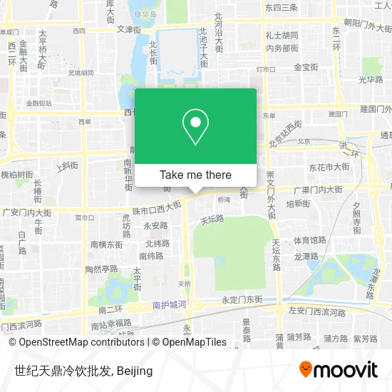 世纪天鼎冷饮批发 map