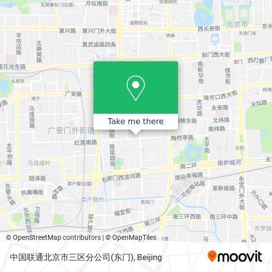 中国联通北京市三区分公司(东门) map