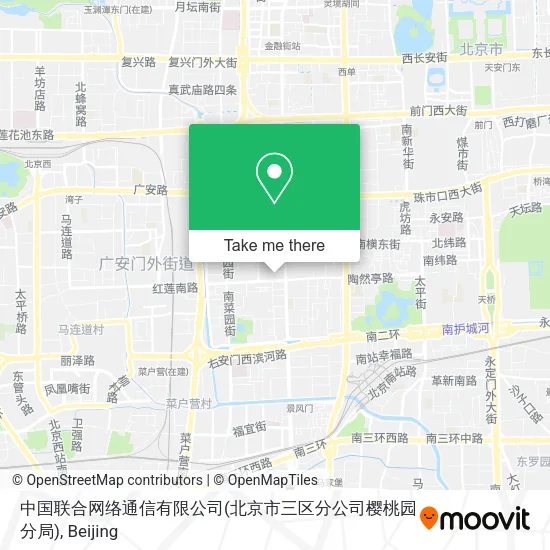 中国联合网络通信有限公司(北京市三区分公司樱桃园分局) map