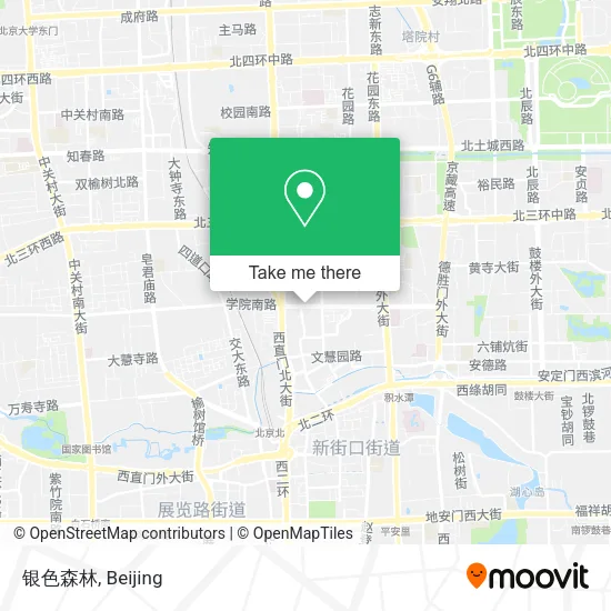 银色森林 map