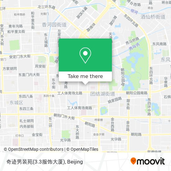 奇迹男装苑(3.3服饰大厦) map