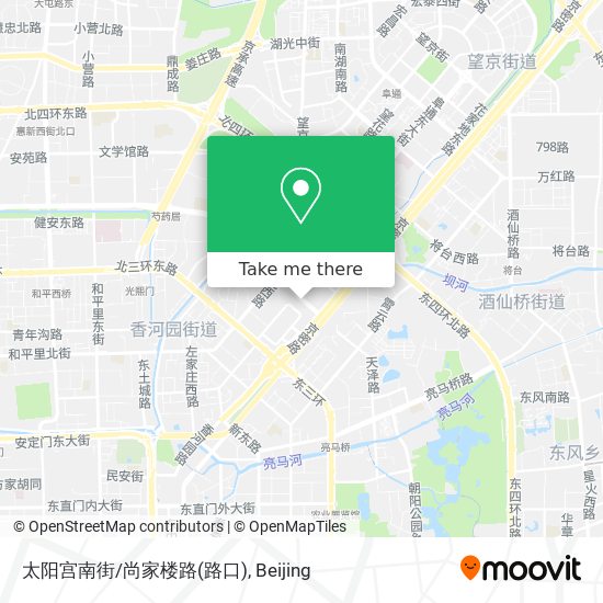 太阳宫南街/尚家楼路(路口) map