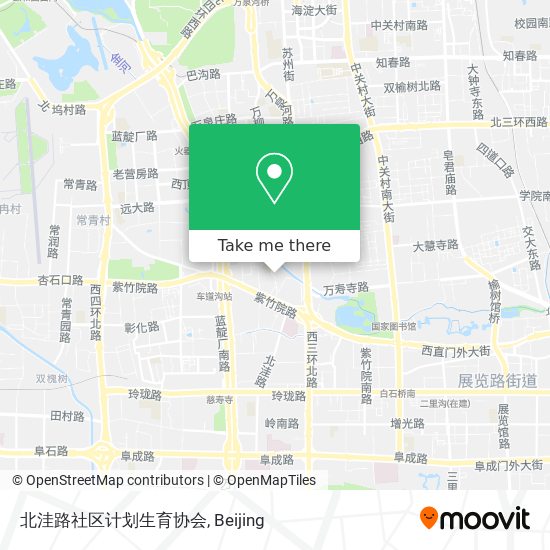北洼路社区计划生育协会 map